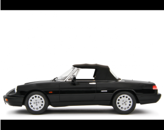Alfa Romeo Spider 1.6 - 2.0i 1990 Nero Laudoracing 1:18 Resinemodell (Türen, Motorhaube... nicht zu öffnen!)